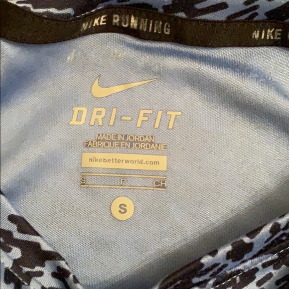 Nike Running Blue Graphic Dri-Fit Long Sleeve Top - Picture 5 of 11